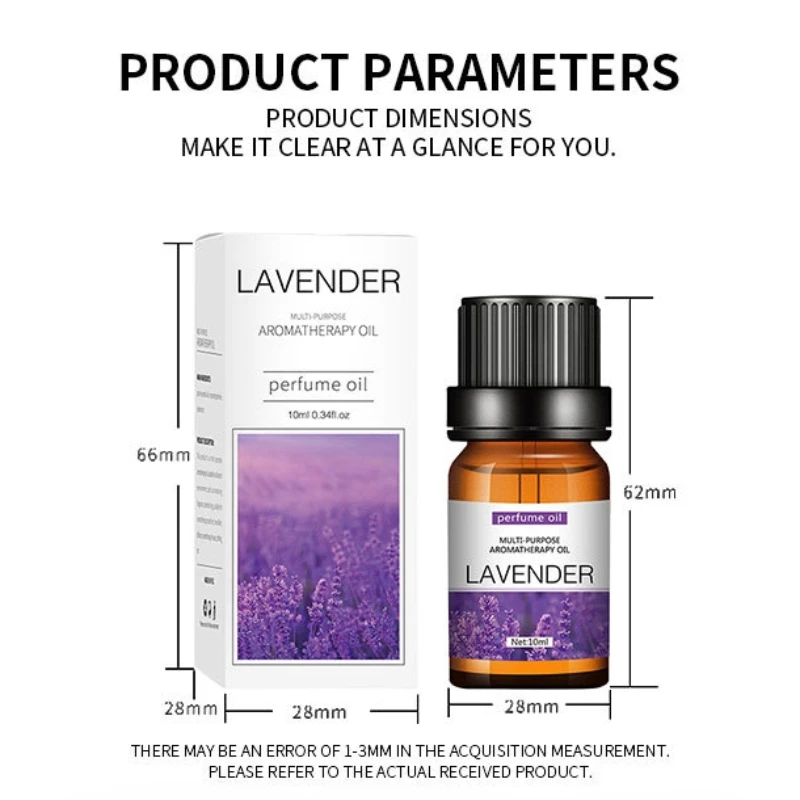 Flower Fruit Essential Oil Water-soluble Relieve Stress For humidifier aroma diffuser Fragrance Lamp Air Freshening Aromatherapy image 3
