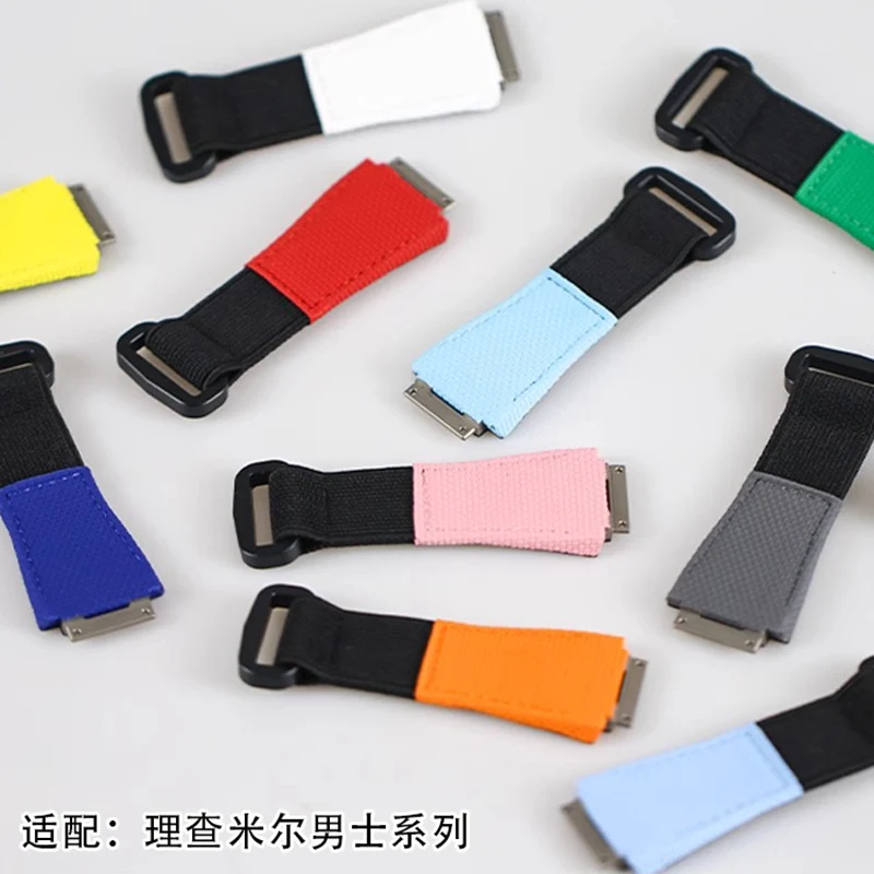 สําหรับ Richard Miller VITON สาย RM53 27-04 3503 055 RM11-03 65-01 011 007 RM61-01 ที่กําหนดเองไนลอน Fluororubber Braided Watchband