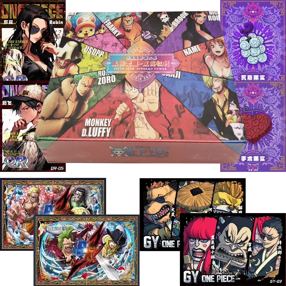 Action Fantasy Anime IP One Piece Collection Cards Popular Star Figures Fashion Trendy Peripheral Hobby Cards Christmas Gifts