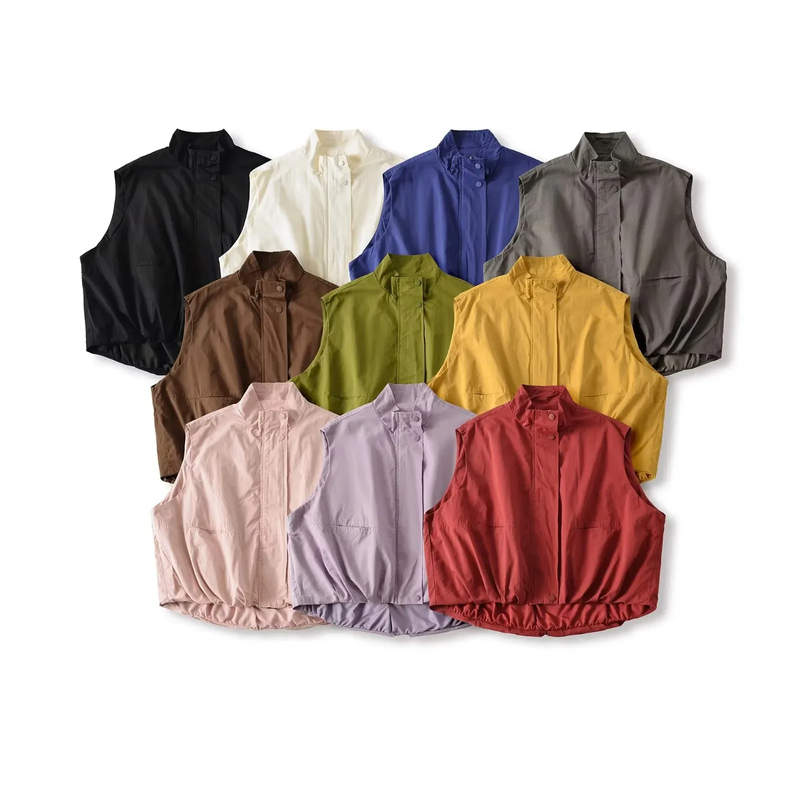 

Summer New Women's Oversized Vest Loose Sleeveless Coat Female Sunscreen Jacket Autumn Windproof Waistcoats