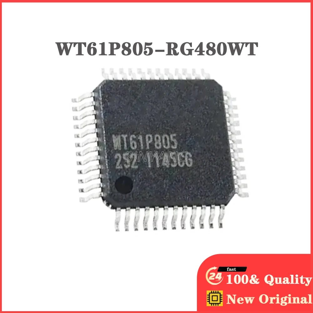 (5piece) 100%  WT61P805-RG480WT  WT61P805-RG  QFP-48  New Original Stock IC Electronic Components