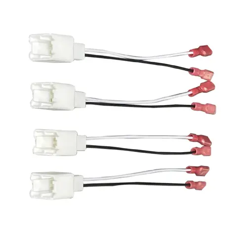 4x Wiring Harness Connector For Nissan 2004-2019 For Infiniti 2006-2018 Speaker Wiring Harness Connector Cable Cord Adapter