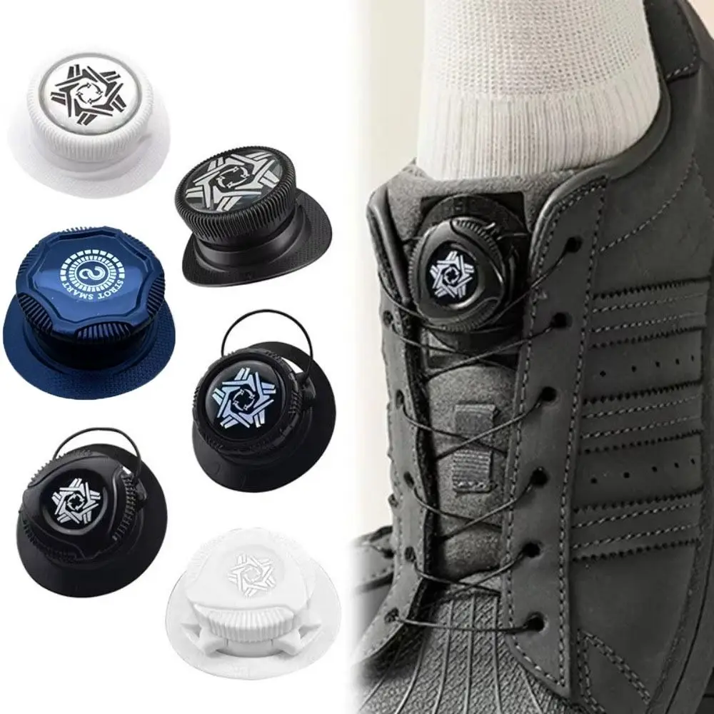 1 زوج الترفيه الأسلاك المعدنية التلقائي مشبك حبل سهلة التركيب قطب قفل سريع Shoestrings حذاء رياضة أربطة الحذاء الرجال والنساء