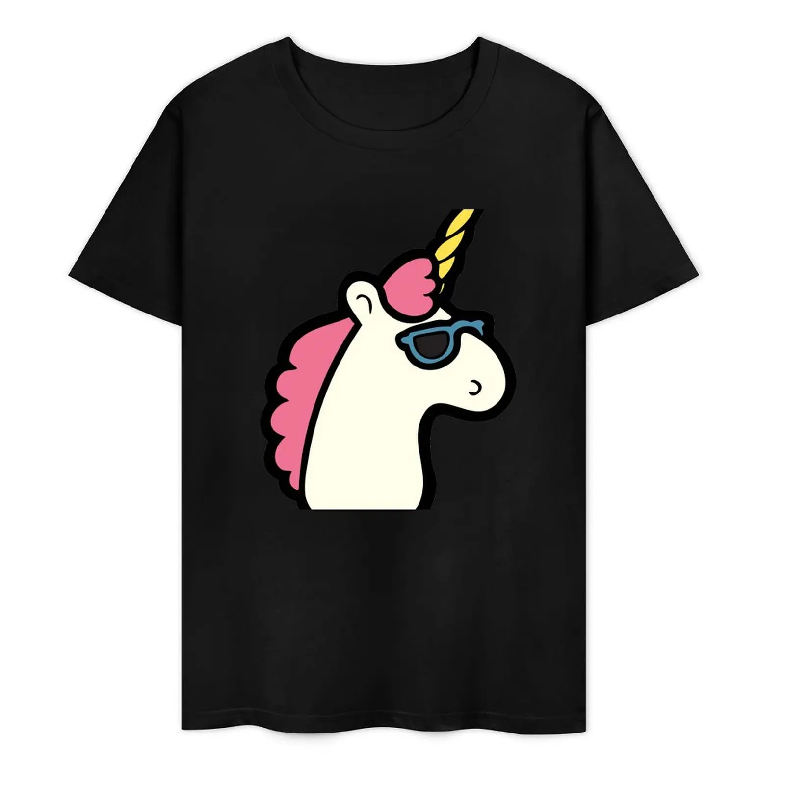 Unicorns Are Cool Pattern - Multi T-Shirt vintage anime shirt Aesthetic clothing vintage clothes clothes for men