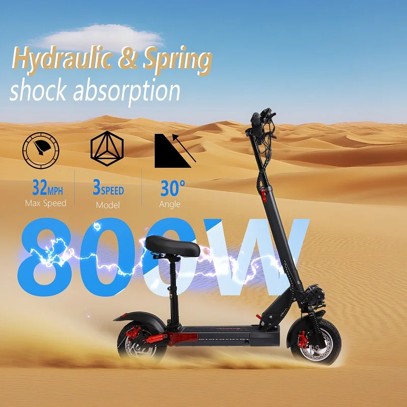 

One piece dropshipping 10 inch electric off-road scooter 800W48V15AH lithium battery electric scooter from US warehouse in stock