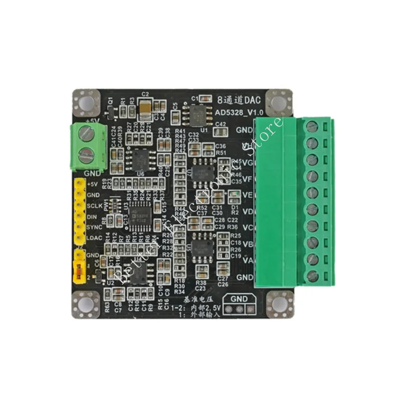 AD5328 module 8 channel multi-channel 12-bit digital-to-analog converter DAC module with adjustable ±5V voltage output