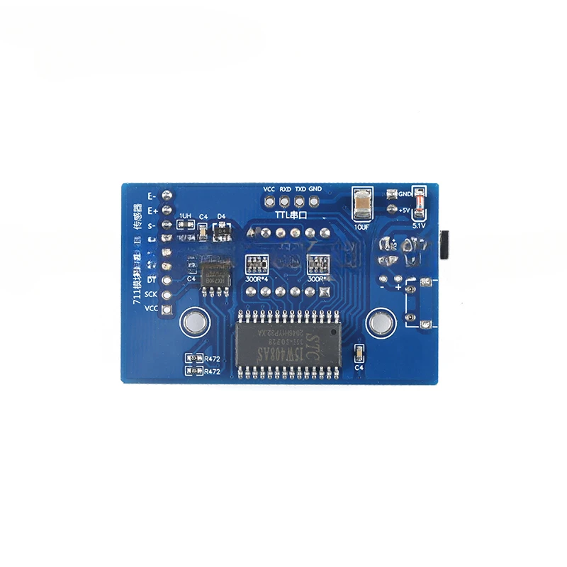 HX711 Load Cell AD Intelligent Weight Pressure Sensor Module with Display 24-bit Weighing Instrument Electronic Scale PCB