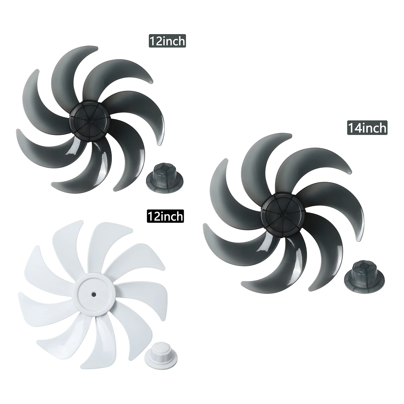 Pedestal Fans Replacement with Nut Cover Fits Household Table Fans Quiet Smooth Airflow Easy Installation And Cleaning