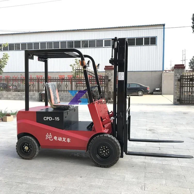 

YG 0.5 1 2 3 Ton Portable Electric Hydraulic Forklift Fully Automatic Lifting Stacker Lifting Truck Manual Forklift