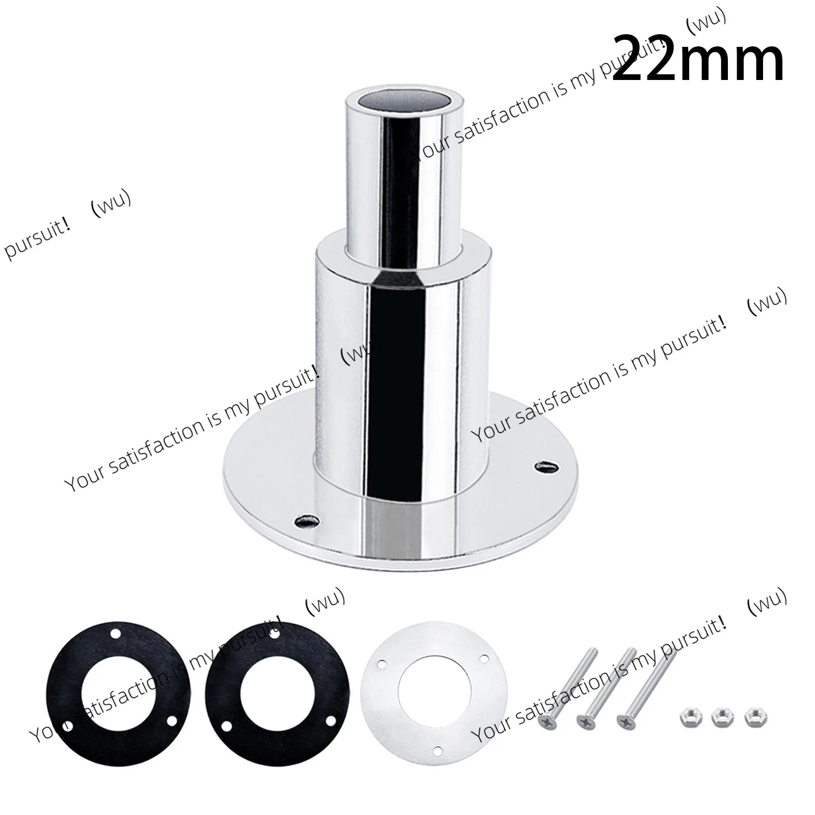 Stainless steel marine heater ventilation pipe ventilation hole hot gas steam smoke exhaust pipe 22/24mm