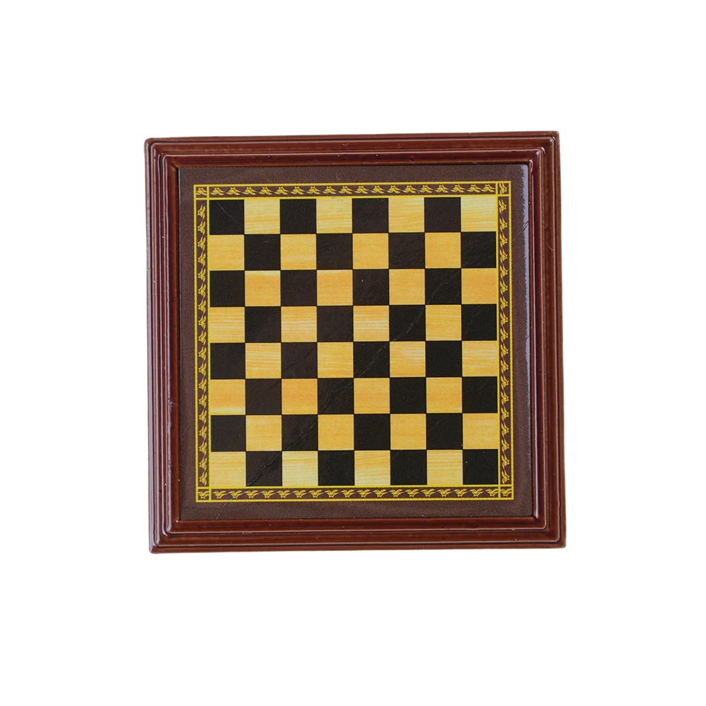 1Set Classic Zinc Alloy Chess Pieces Wooden Chessboard Chess Game Set With King Outdoor Game Chess 6.8*5.7 Cm