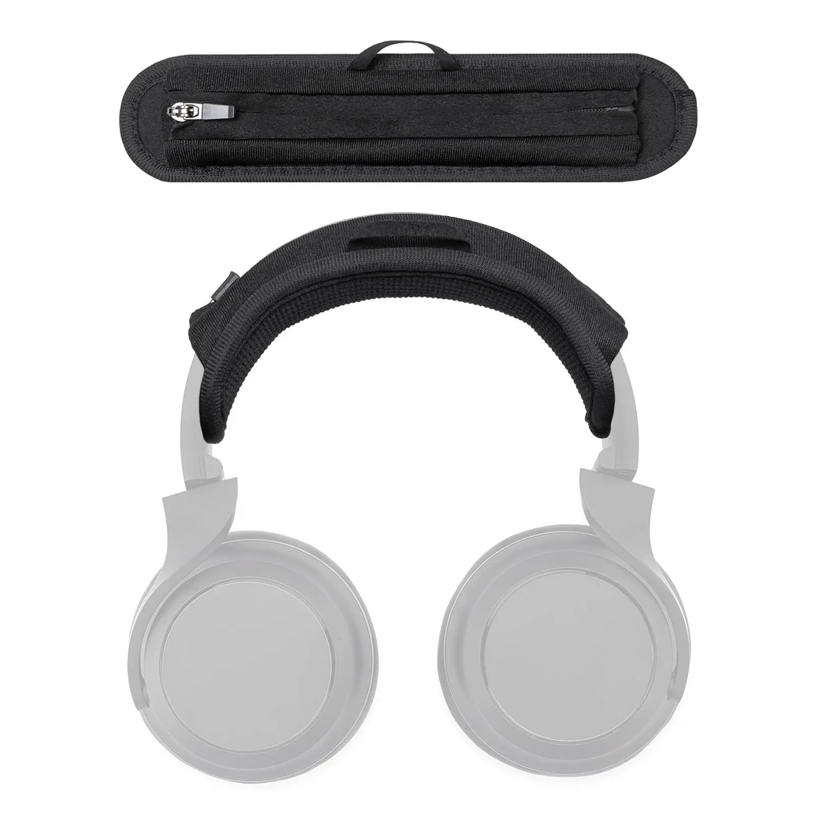 Replacement Headband Cushion Cover For WYZE Noise Cancelling Headphones, Fifine Studio Monitor Headphones, Wired Gaming Headset
