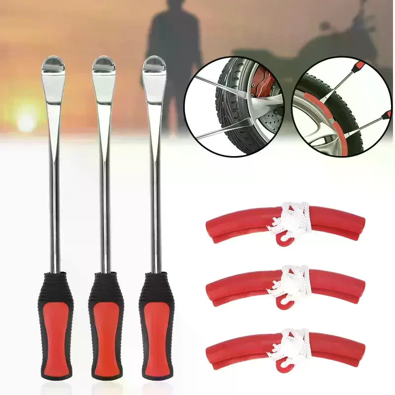 Rim Protector Tire Changing Lever Tools Auto Spoon Tire Kit Motorcycle Bicycle Tire Changing Levers