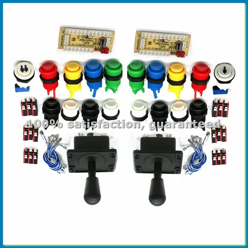 Arcade Game DIY Kit Zero Delay USB Board Controller for Pc US Style Joystick Happ Push Button Player Part-A51M