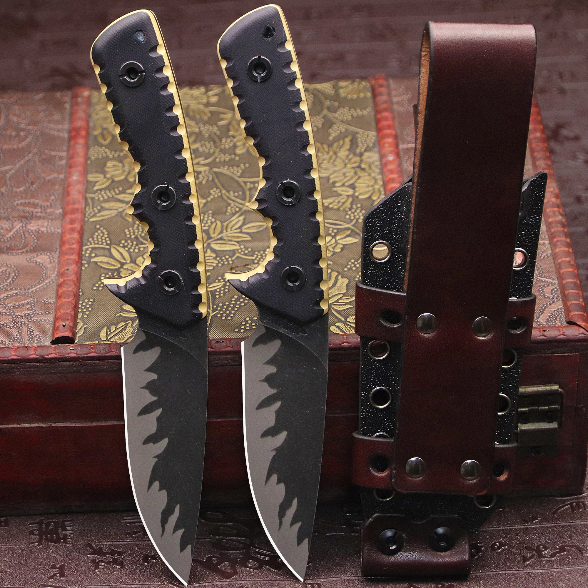 มีด M-L (USA) DC53 Stone Washe - Hunting Knife Outdoor Edge บทวิจารณ์และราคา