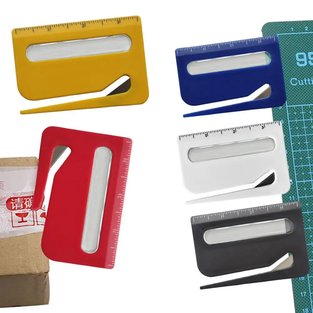Letter Opener with Magnifying Glass Ergonomic Envelope Opener Set with Glass Ruler Precise Cutting Technology Mail