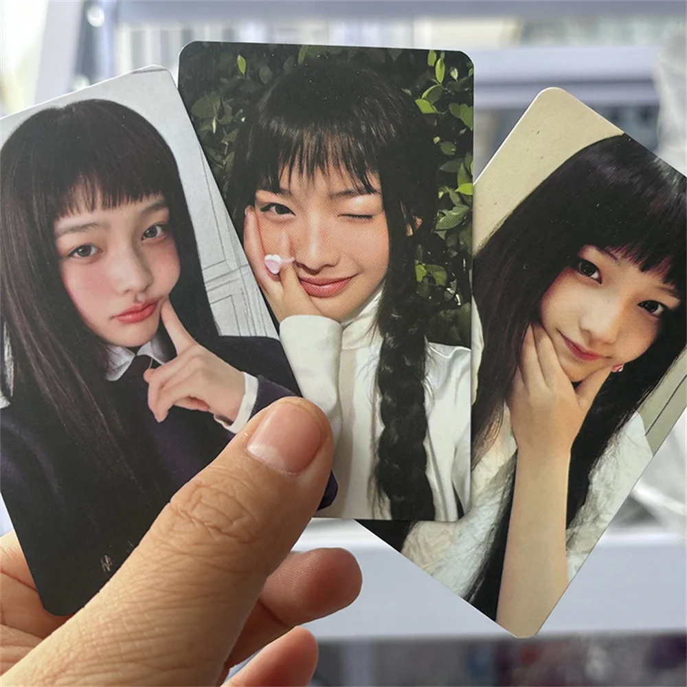 7Pcs/Set KPOP ILLIT Super Real Me HD Photocards MOKA IROHA MINJU Double Sides LOMO Cards Korean Style Postcard Fans Daily Gift