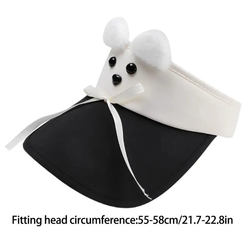 قبعة R1WE الرياضية ذات الظل الشمسي، قبعة الشمس الفارغة، قبعة الباليه ذات الأقواس المسامية للتمرين