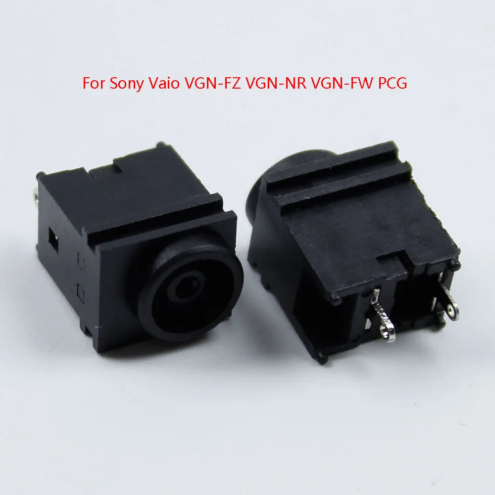 5-10Pcs DC IN Jack 2P 2Pin DC Power Jack Connector for Sony Vaio VGN-FZ VGN-NR VGN-FW PCG Series Power Socket 2p 180 degree