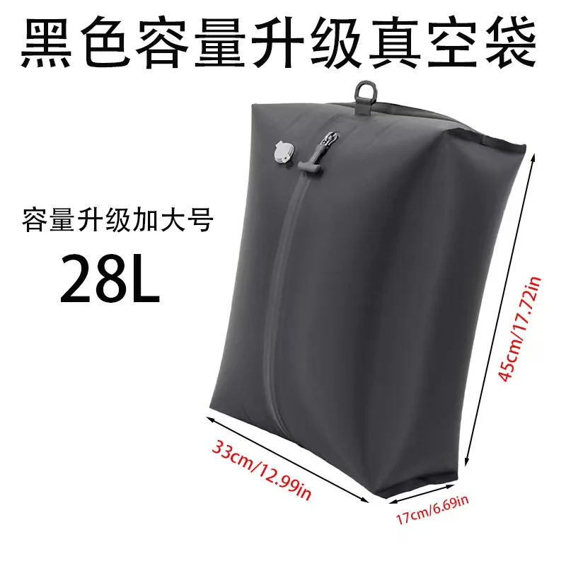 Reusable Vacuum Compression Storage Bag Tpu Airtight Organizer Clothes Blankets Travel Moisture Resistant Space Saving