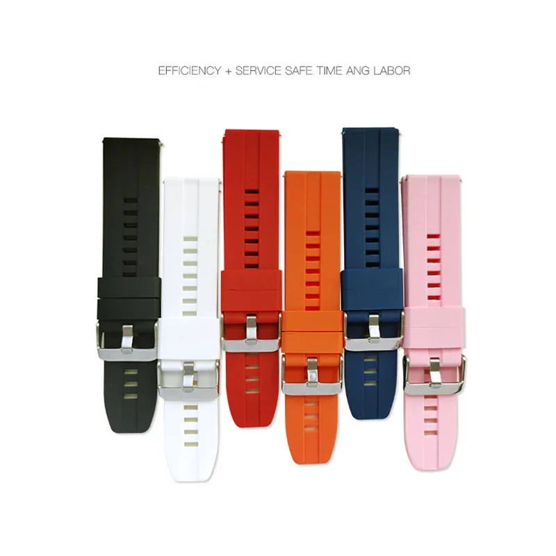 20mm/22mm Silikon armband Schnell verschluss wasserdichtes Weich gummi Smart Watch Band Armband für Samsung Galaxy Huawei GT4/GT2/GT3 – Detail 4