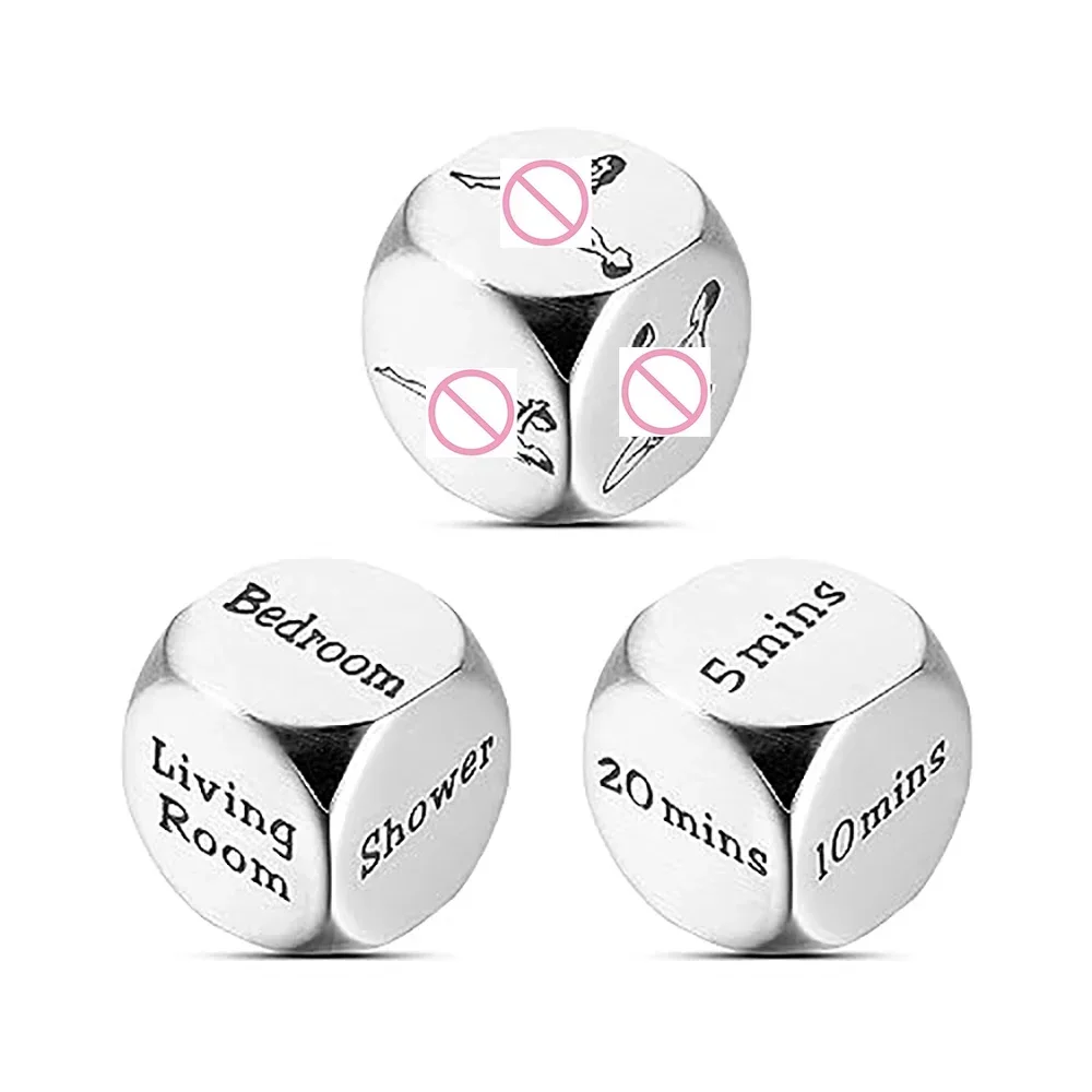 

3 Pcs Couple Game Decision Dice Funny Date Night Gifts for Girlfriend Boyfriend Anniversary Romantic Gift for Him Husband Wife