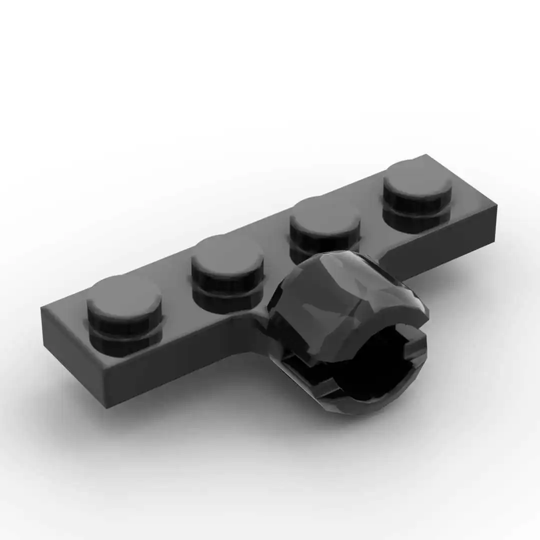 Small particle building block MOC 3183 special board, special-shaped board 1x4 with ball cup, with ball socket slot