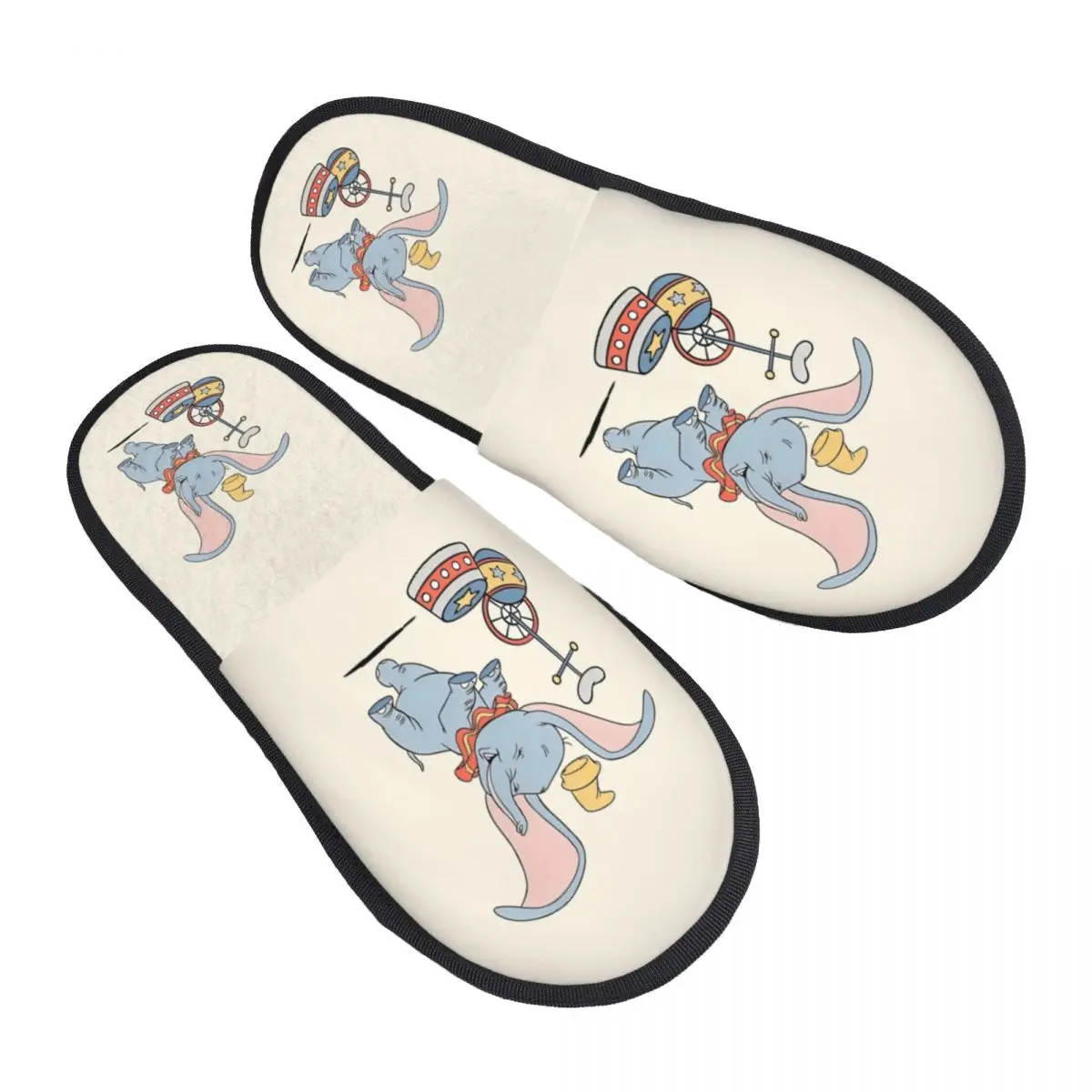 

Удобные тапочки Dumbo на заказ с эффектом памяти, женская домашняя обувь для отеля с героями мультфильмов