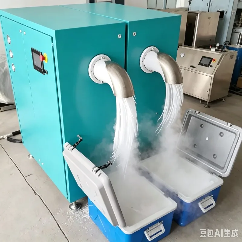 Full Automatic Dry Ice Making Machine 16mm Dry Ice Pelletizer Solid Carbon Dioxide Granulator Equipment Food Processing Storage