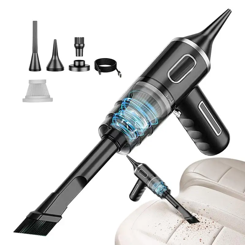 Suction Power Electric Air Duster Portable Wireless Vacuum Cleaners Air Blower Multifunctional Electric Air Duster With Long