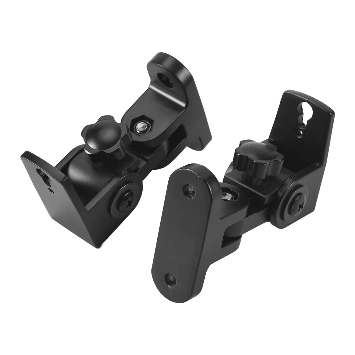 Speaker Wall Mount Bracket, Zinc Alloy Universal Surround Sound Wall Holder Stand(2 PCS)