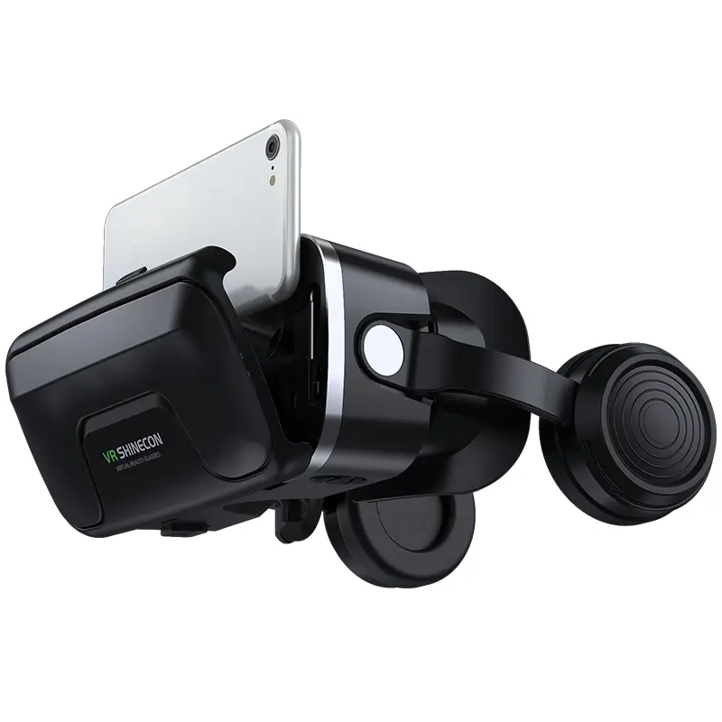 VR Shinecon 10.0 خوذة نظارات ثلاثية الأبعاد الواقع الافتراضي نتوء (غطاء) للهواتف الذكية نظارات الهاتف الذكي سماعة Viar لعبة فيديو مناظير - 2