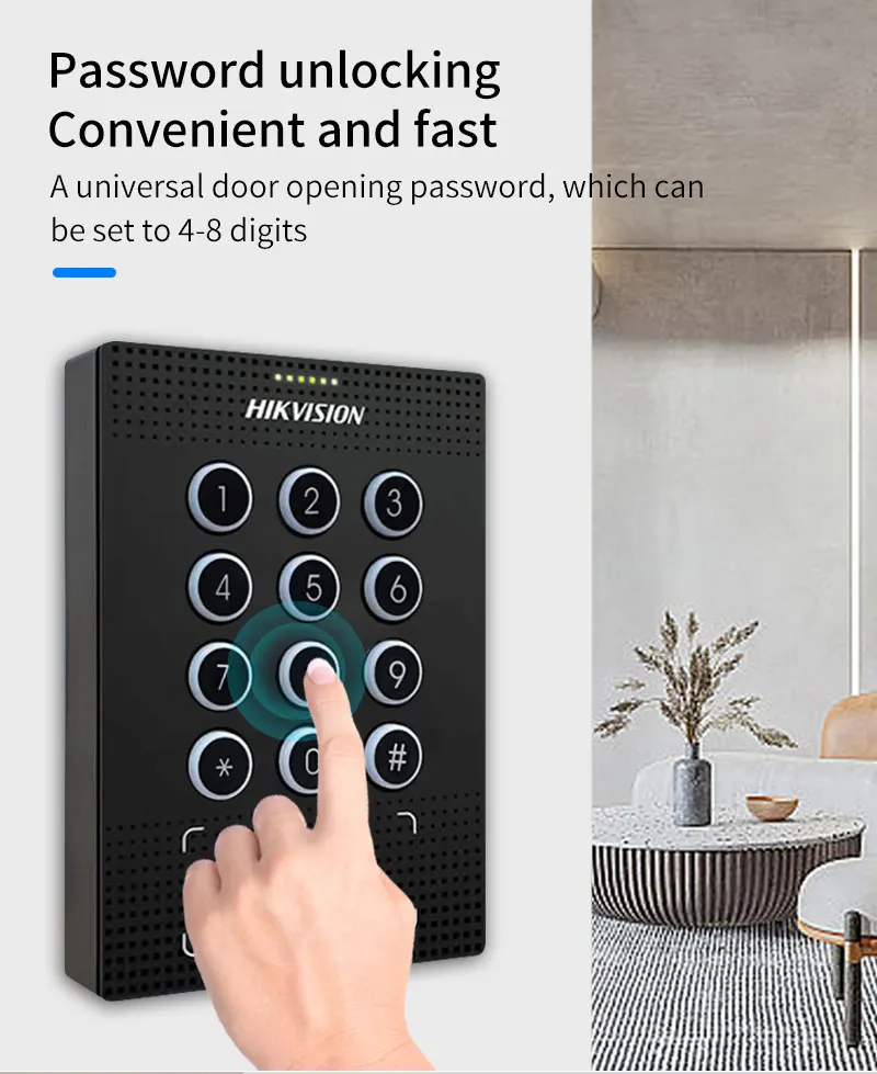 K1T810M RFID Reader Access Control Keypad Door Station Keypad Wiegand 27/35 Oupu