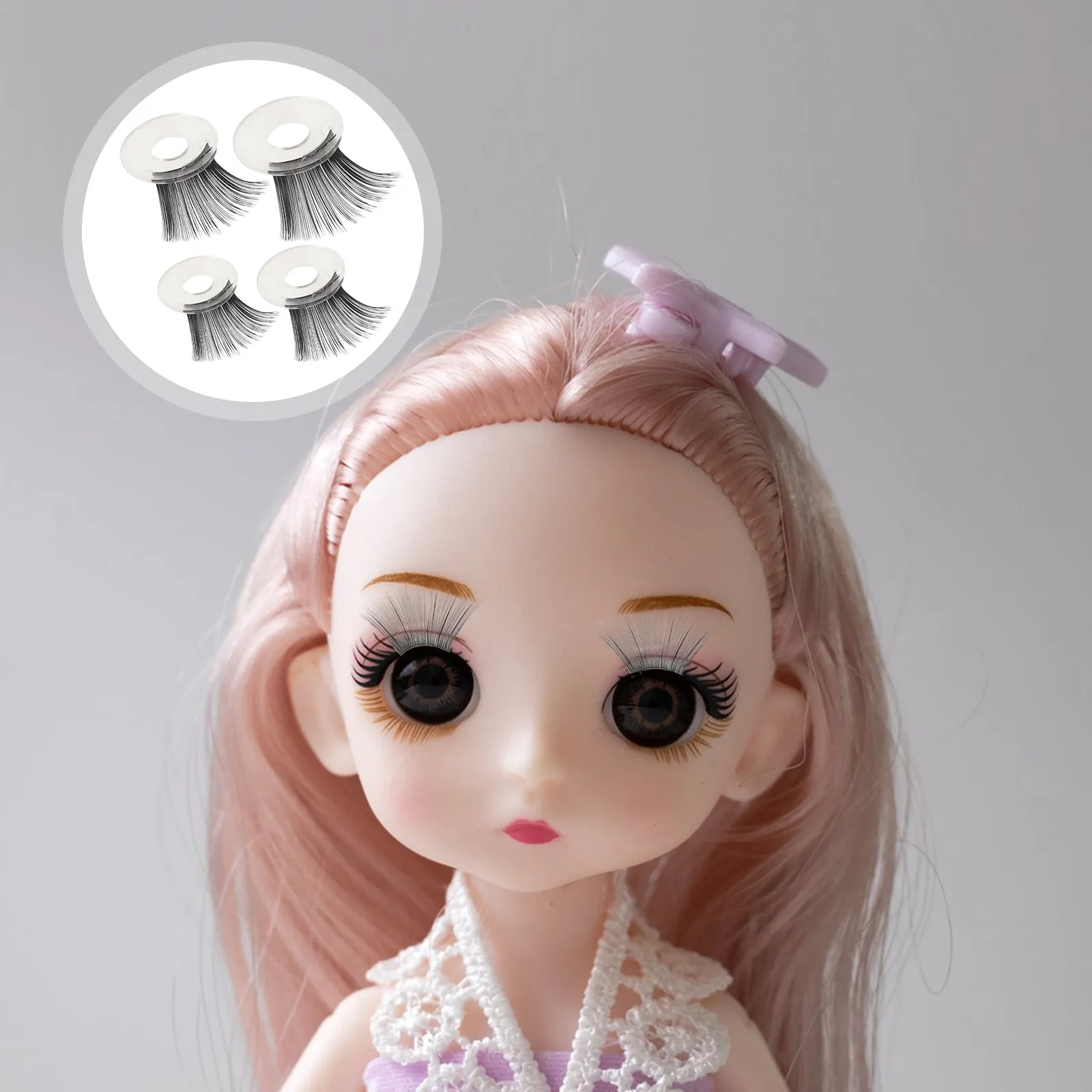 

20 шт. реалистичных ресниц для вязания крючком, разных размеров (12 мм, 14 мм, 16 мм, 18 мм), безопасные глазки для амигуруми, декор для мягких игрушек