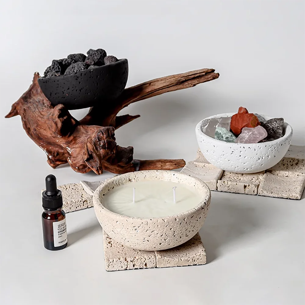 

Силиконовая форма для цементных подсвечников — для самостоятельного изготовления бетонных подставок для ароматерапии, форм для хранения, декора в стиле ваби-саби и минимализма