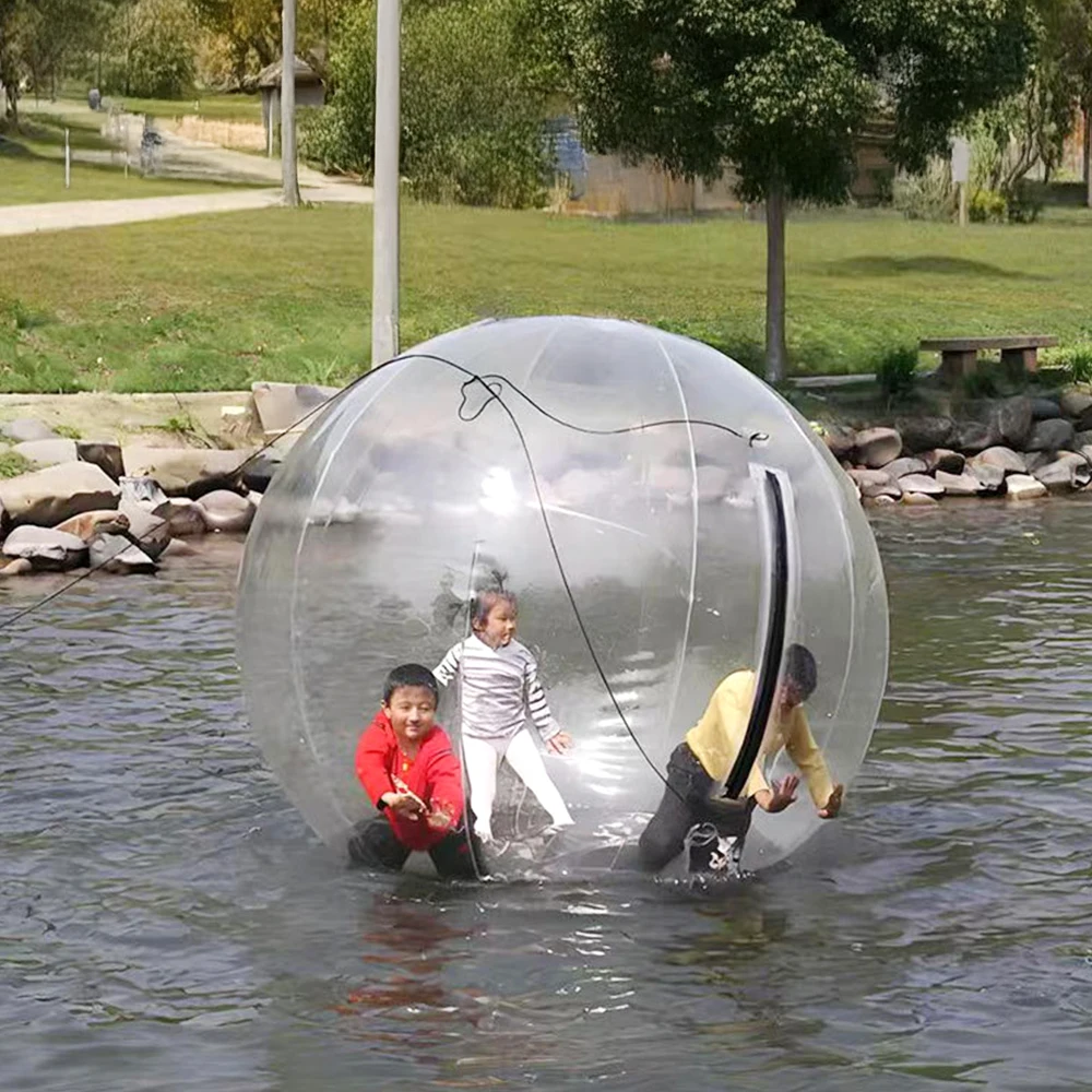 1.5m/2m High Quality Inflatable Water Walking Ball TPU Water Roller Balloon Zorb Ball Walk on Water Ball Amusement Park Pool Toy