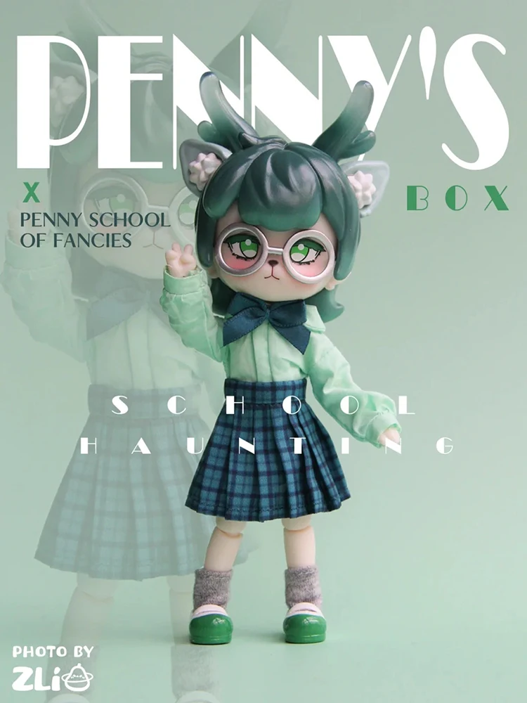 Penny Box  Toys School Haunting Series Action Figure Model Dolls Figurines 1/12 Bjd Cute Desktop Ornament Gift