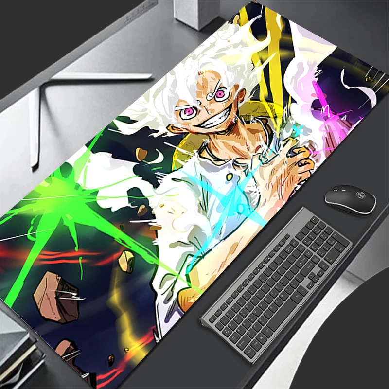 

90x40cm XXL Rubber Large PC Mousepad one piece Luffy Gamer Gaming Mouse Pads Desk Keyboard Mat Computer Laptop Mat for csgo