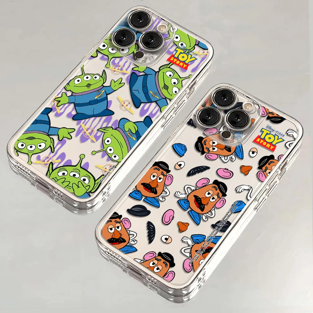 Cartoon Toys Storys Phone Case For Samsung A57 A07 A36 A26 A56 A16 A06 A55 A35 A25 A15 A05 A54 A34 A24 A14 A13 A53 Clear