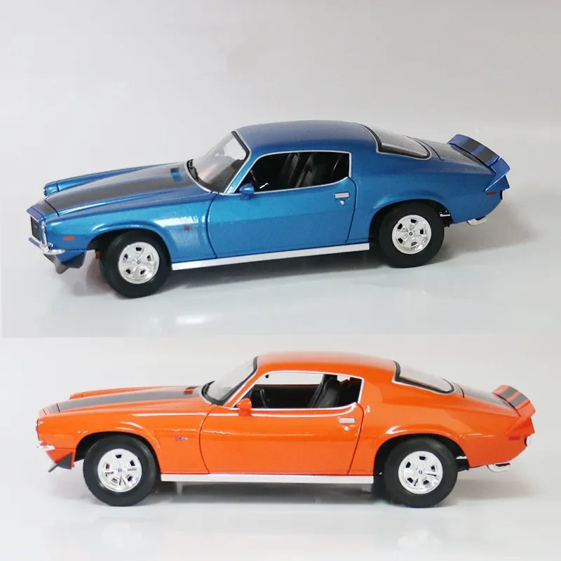 1:18 Alloy 1971 CHEVROLET CAMARO Classic Car Model,high-simulation Collection of Car Decorations,4 Doors,free Shipping