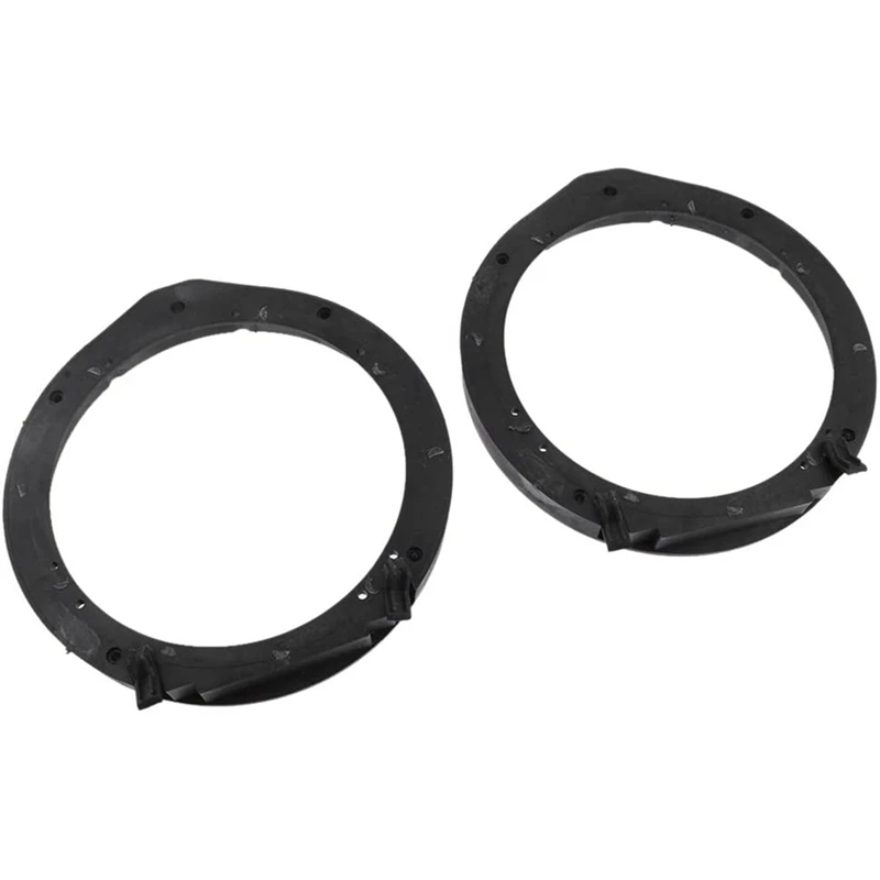 4 Pcs Car Accessories: 2 Pcs 1.5 Inch Pair Front Pillar Tweeter Covers & 2 Pcs Car Speaker Mounting Spacer Adaptor Rings