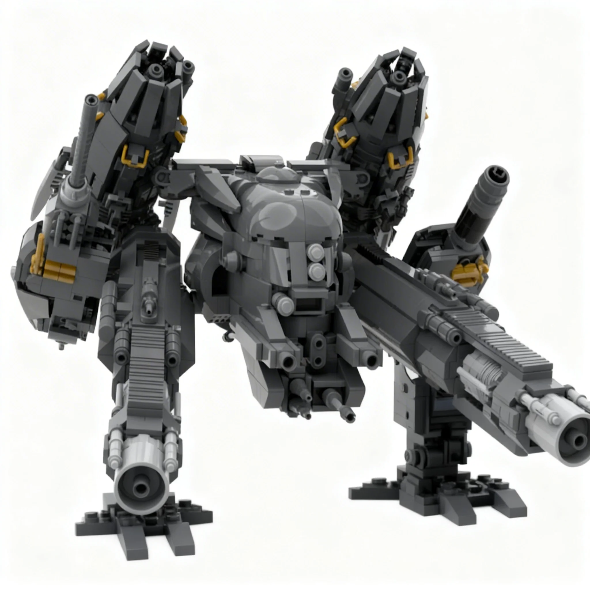 1945pcs MOC Space Transformers Decepticon Gunship Model Building Blocks Construction Education Kids Brick Christmas Gifts Toys