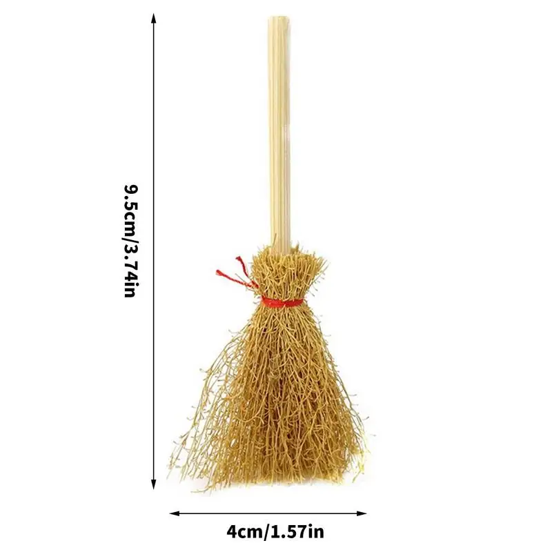 Halloween Witch Broom Pack Of 10 Mini Broom Costume Hangings Decorations Restaurant Door Indoor Outdoor Decor