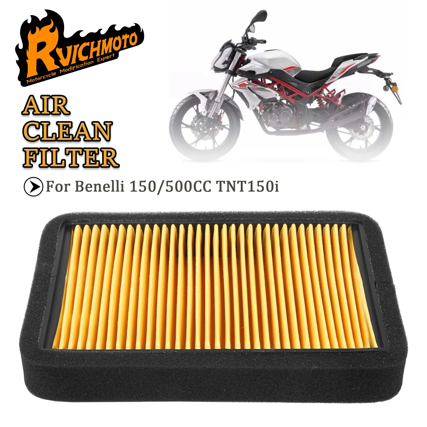 

150 500 CC Motorcycles Air Filter Cleaner For Benelli 150CC 500CC TNT 150i 150 i TNT150i For Leoncino 500 502C Engine Filtration