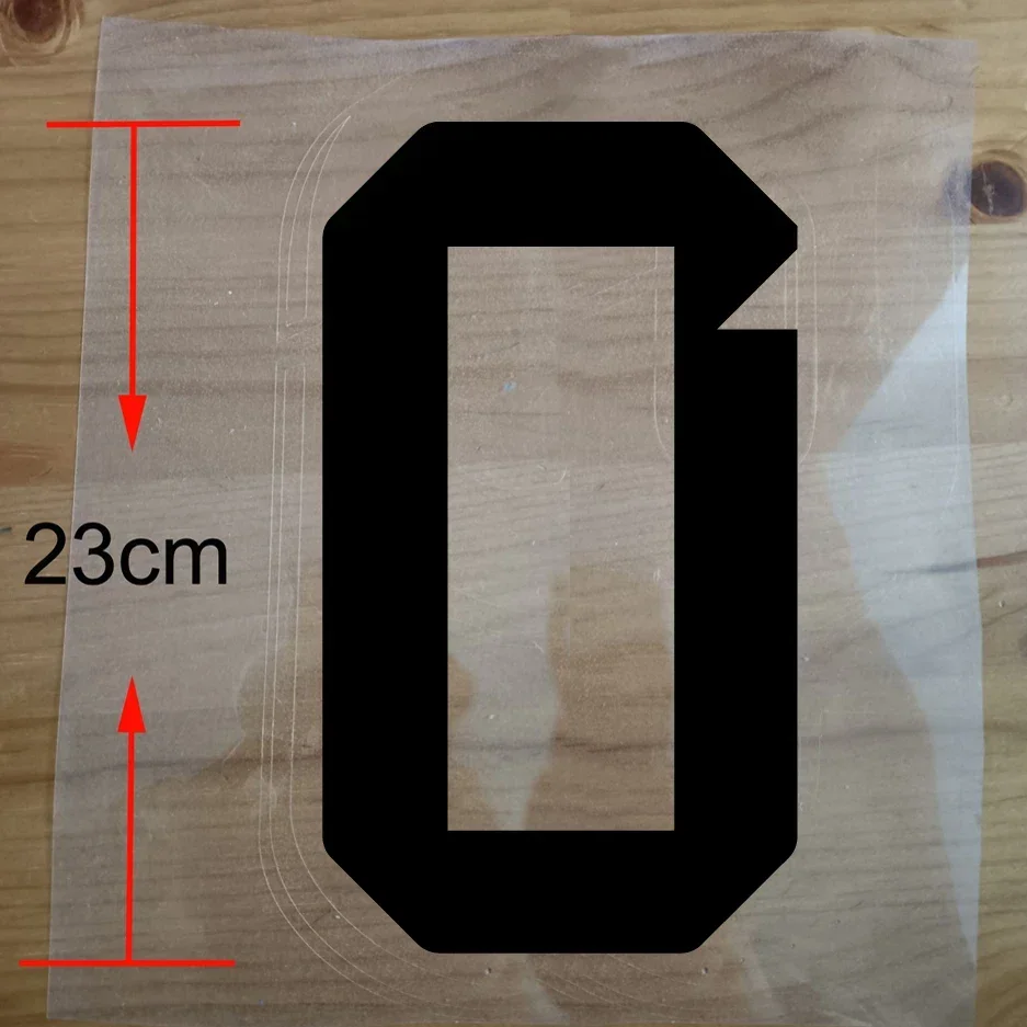 High 0-23cm Iron on Patches Number DIY Basketball Football Shirt Number Clothes Hot Transfer Sticker Hot Stamping Patches Number