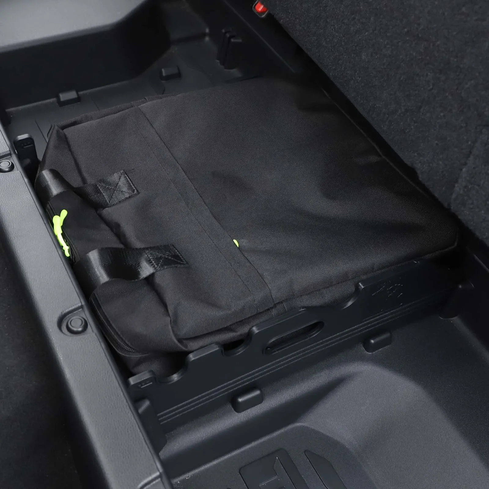 For Toyota Tundra 2022+ Car Rear Seat Storage Bag Oxford Cloth Black Interior Accessories 1 Pcs