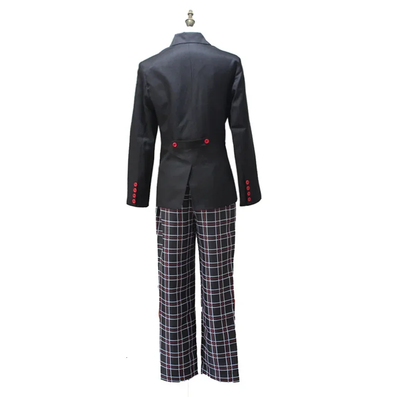 2020 New Anime cosplay persona 5 cosplay costume akira kurusu / ren amamiya school uniform for unisex coat shirt pants wig