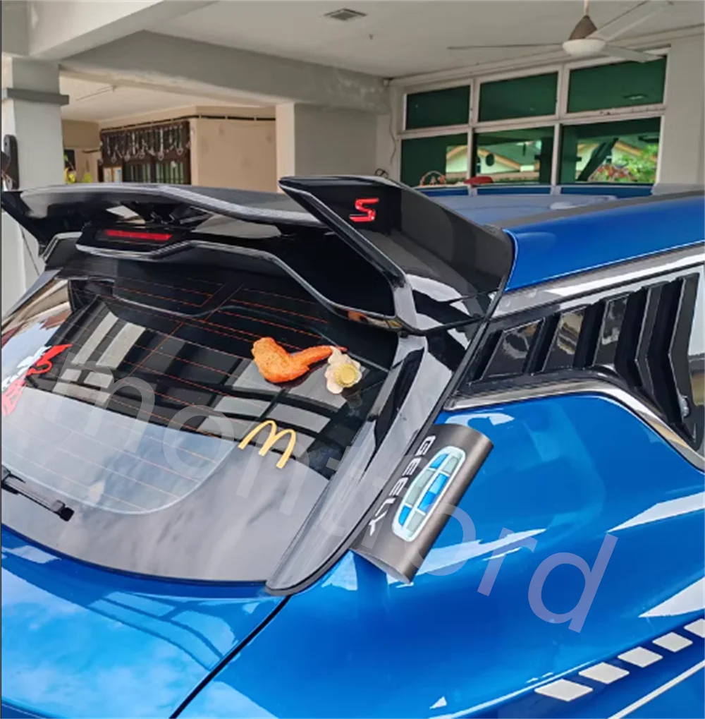 Body Kit Tail Wing with S Mark for Geely COOLRAY 2019-2022 X50 Sport Style Top Wing Spoiler Auto Accessories