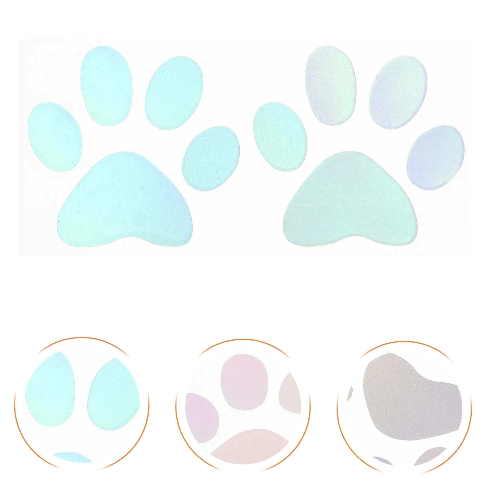 

Dog Paw Print Car Stickers Reflective Pvc Decal For Vehicles Windows Bumper Exterior Decoration Truck Decals For Women Men