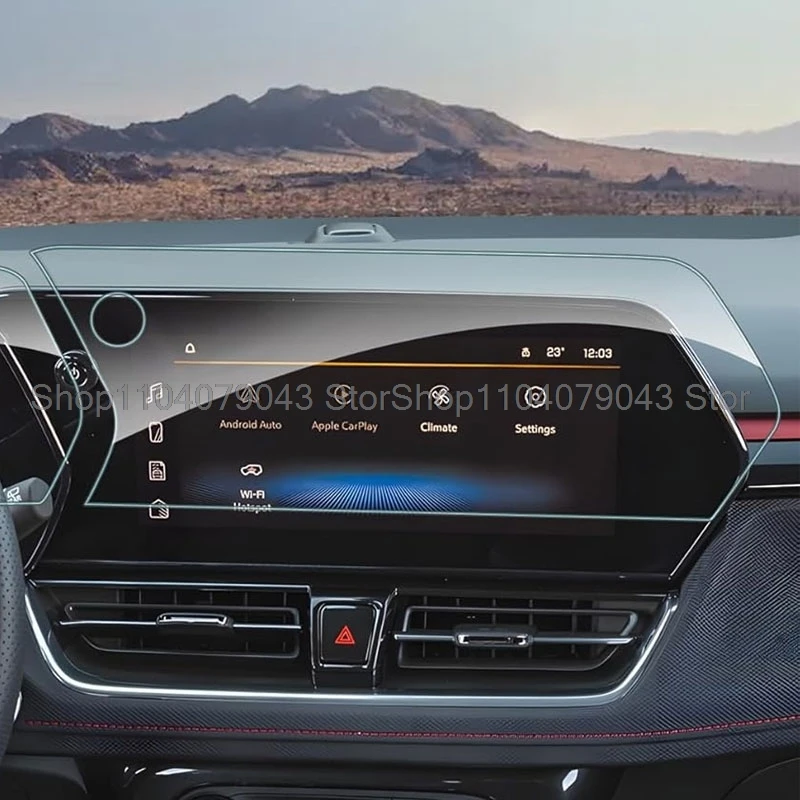 

Tempered glass Screen protector film For Chevy Trailblazer 2024 2025 11inch car gps Navigation anti-scratch interior sticker
